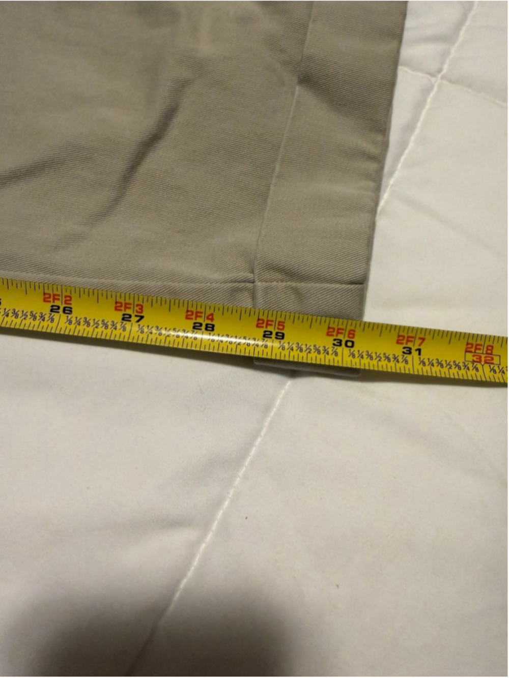 Ralph Lauren Polo men’s pleated vintage khaki chinos 38x32 see measurements - Picture 8 of 8